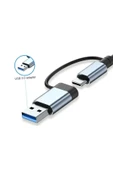 leasertech USB TYPE-C HUB 7in1USB ÇOĞALTICI 3.0 - 3