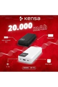 Kensa Powerbank Kendinden Kablolu 22.5 W Hızlı Ve Güçlü 20.000 Mah Typc-e Ve Lightning Kablolu - 1