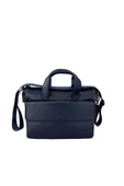 Grande Erkek Hakiki Deri Evrak Çantası Lacivert 6881 thumbnail 3