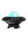 Galaksi Gökyüzü ve Yıldızları Yansıtan Gece Lambası Hoparlör LED Işıklı Bluetooth RGB CH-M26 - 4