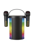 Kablosuz Mikrofonlu Karaoke Makinesi TF Kart ve USB Girişli Karaoke Hoparlör Y-888 - 1