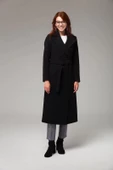 Kaşmir Kaşe Beli Kuşaklı Şık Kaban - 6