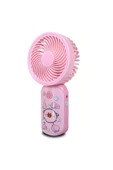 Mini USB Fan El Tipi Tek Kademeli Renkli Karakterli Vantilatör Soğutucu 15cm Mini Fan YS906 - 1