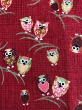 Patchwork Kumaşı - Baykuş Desenli KM28 - 3