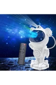 Astronot Projektör Bluetooth ve Uzaktan Kumandalı Gece Lambası Galaksi ve Yıldız Yansıtma MXS-003 - 1