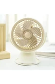 Taşınabilir Mini USB Şarjlı Fan Kıskaçlı 3 Kademeli  Şarjlı Mini Vantilatör Soğutucu 14cm YS2285 - 2