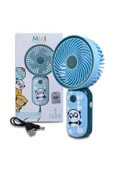 Mini USB Fan El Tipi Tek Kademeli Renkli Karakterli Vantilatör Soğutucu 15cm Mini Fan YS906 thumbnail 3