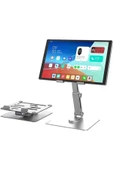 Tablet Bilgisayar Uyumlu Stant Açısı Ayarlanabilir Tutucu Tok Alüminyum iPad Air Uyumlu MT136 - 3