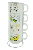Panda Temalı 200 ml Seramik Kupa Bardak Çay ve Kahve Servisleriniz için Renkli Tasarım - 1