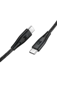 Type-C to Type-C 1.2 Metre Şarj ve Data Kablo Dayanıklı Naylon Örgü USB C to USB C Kablo CB1029 - 2