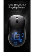 AJAZZ AJ-179 Apex 42000 DPI Manyetik Şarj İstasyonu TFT Ekranlı Mouse PAW 3950 Sensör 8K Dongle - 7
