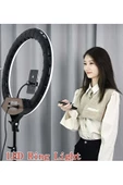 22 inch 56cm Aydınlatma Youtuber LED Halka Telefon Tutuculu Selfie/Yayıncı/Makyaj Işık ZB-F488 - 5