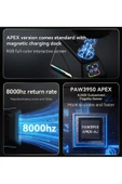 AJAZZ AJ-179 Apex 42000 DPI Manyetik Şarj İstasyonu TFT Ekranlı Mouse PAW 3950 Sensör 8K Dongle - 4