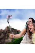 Tripod Ve Selfie Çubuğu NP-01 Bluetooth Uzaktan Kumandalı Cep Telefonu Yükseklik Ayarlanabilir NP-01 thumbnail 2