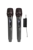 2 Adet Kablosuz Wn04 Amfi Hoparlör Için Mikrofon Karaoke Mikrofonu Sahne Performansı Partiler thumbnail 1