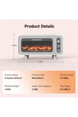 Retro Şömine Görünüm Humidifier Buhar Makinesi Nemlendirici Aroma Terapi Difüzör 200 Ml 11x21cm K05 - 6