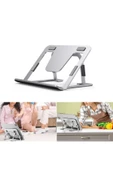 iPad Uyumlu Tablet Stant ve Tutucu Tok Alüminyum 14 inç Notebooklar ile Uyumlu ZR749 - 3