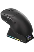 AJAZZ AJ-179 Apex 42000 DPI Manyetik Şarj İstasyonu TFT Ekranlı Mouse PAW 3950 Sensör 8K Dongle - 1