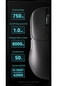 AJAZZ AJ-179 Apex 42000 DPI Manyetik Şarj İstasyonu TFT Ekranlı Mouse PAW 3950 Sensör 8K Dongle - 8