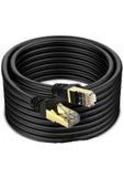 10gbps 5 Metre Network Kablosu Cat 7 Siyah Renk Narita Ağ Kablosu - 1