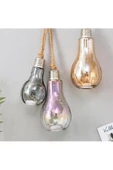 Sarkıt Lamba Ampul Pilli LED Işık Zinciri Asma Lamba, Bahçe Lambası Düğün Noel için Aydınlatma KX015 - 3