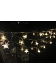 10 metre Led Işıklı 60'lı Yıldız Işık Zinciri Dekoratif Fişli Aydınlatma Ev Dekorasyonu Süsleme - 2