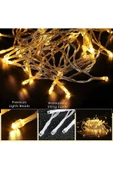 10 Metre Fişli Sarı Led Işık Noel Yılbaşı Ağacı Işığı Led Ampül Çam Ağacı Balkon Salon Süsleme thumbnail 4