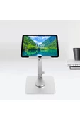 iPad ile Uyumlu Stant Yüksekliği Ayarlanabilir Tutucu Tok Alüminyum 10-17 inç Uyumlu H06 - 4