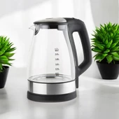 Girist Home Alice 1.8 Lt Işıklı Cam Kettle Su Isıtıcı - 2