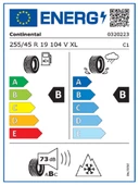 Contınental 255/45R19 104V XL FR WinterContact 8 S Oto Kış Lastiği (Üretim Yılı: 2024) - 2