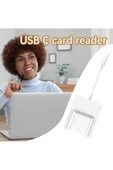 Tip C Kart Okuyucu 50cm Kablo Uzunluğu Type-C Kablolu SD kart, micro SD TF Card Memory Stick ZR780 - 3