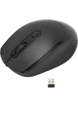 Kablosuz Mouse Usb Dongle Bağlantı Dizüstü Bilgisayar Ve Pc Ile Uyumlu 1200 Dpı, Pilli Fare G02 thumbnail 1