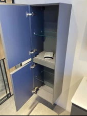 Orka Nest 40 cm Antrasit Banyo Boy Çamaşır Dolabı - 3