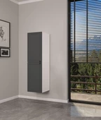 Orka Rio 40 cm Antrasit Banyo Boy Çamaşır Dolabı thumbnail 1