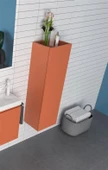 Orka Ferla 30 cm Tarçın Banyo Boy Çamaşır Dolabı - 1