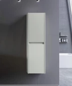 Orka Lisbon 40 cm Beyaz Banyo Boy Çamaşır Dolabı thumbnail 1