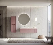 Orka Biella 40 cm Pudra Banyo Boy Çamaşır Dolabı thumbnail 5