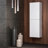 Orka Nest 40 cm Beyaz Banyo Boy Çamaşır Dolabı thumbnail 1