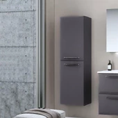 Orka Nuvola 40 cm Antrasit Banyo Boy Çamaşır Dolabı thumbnail 1