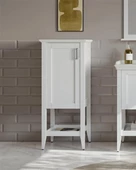 Orka Bastle 47 cm Beyaz Banyo Boy Çamaşır Dolabı thumbnail 1