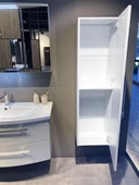 Orka Urla 40 cm Beyaz Banyo Boy Çamaşır Dolabı - 2