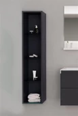 Orka Milano 30 cm Antrasit Banyo Boy Çamaşır Dolabı - 1