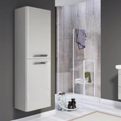 Orka Rose 40 cm Kaşmir Banyo Boy Çamaşır Dolabı - 1