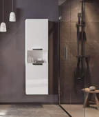 Orka Nova 40 cm Beyaz Banyo Boy Çamaşır Dolabı - 1