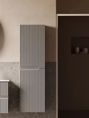 Orka Moonlight 40 cm Vizon Banyo Boy Çamaşır Dolabı thumbnail 1