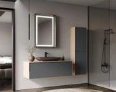 Orka Craft 40 cm Meşe Banyo Boy Çamaşır Dolabı thumbnail 2