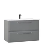 Orka Nuvola 100 cm Gri Banyo Dolabı Takımı thumbnail 3