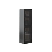 Orka Urban 40 cm Siyah Banyo Boy Çamaşır Dolabı - 1