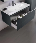 Orka Likya 80 cm Mat Antrasit Banyo Dolabı Takımı thumbnail 5