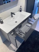 Orka Pure 100 cm Mat Gri Banyo Dolabı Takımı thumbnail 4